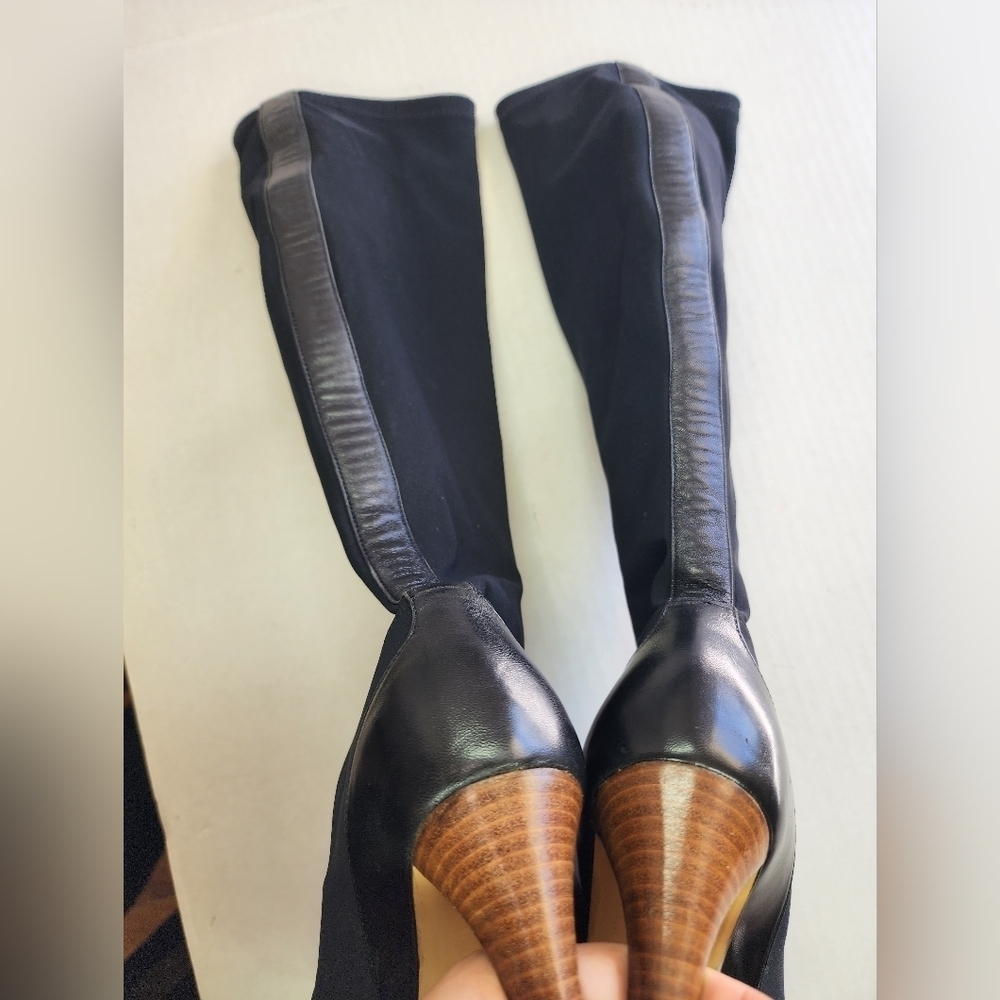 🌸 Gucci | Knee High Stretch‎ Boots, size 6, Black - Picture 2 of 8